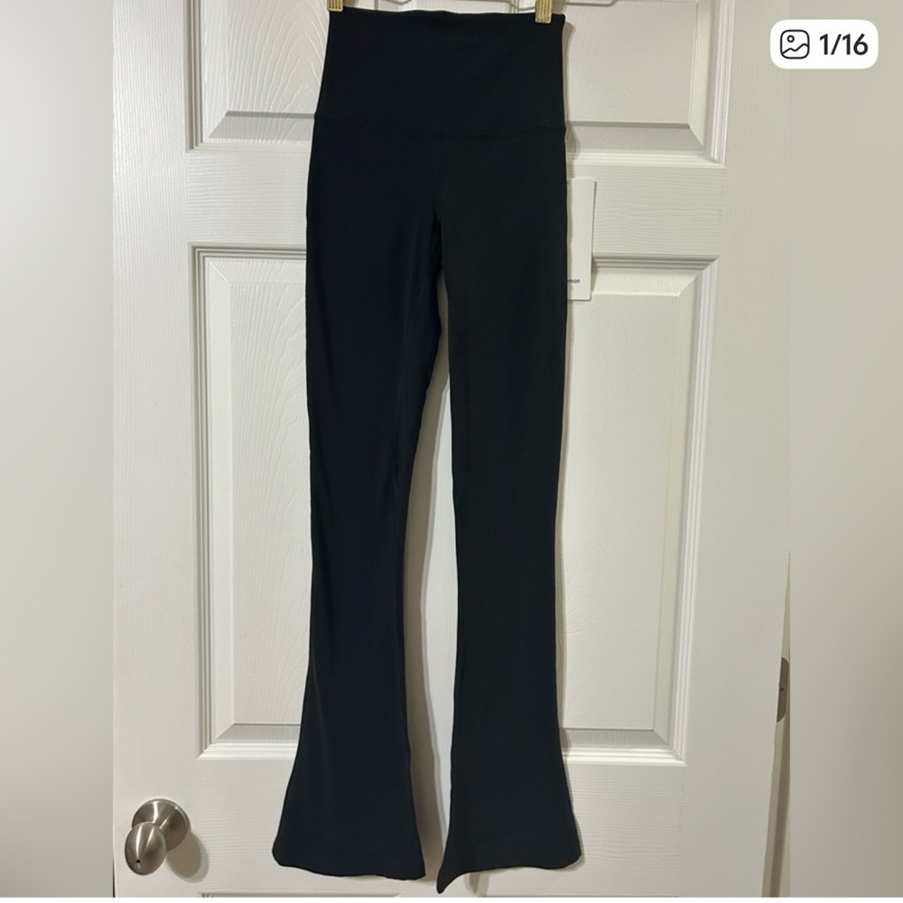 Lululemon Align Mini Flare Yoga Pants Leggings Size 0 Black